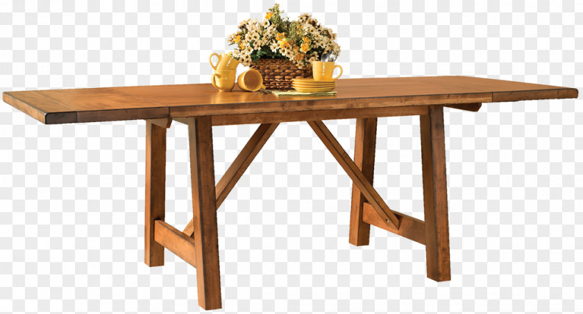Solid Wood Craftsman Table HomeSquare Furniture Dining Room PNG