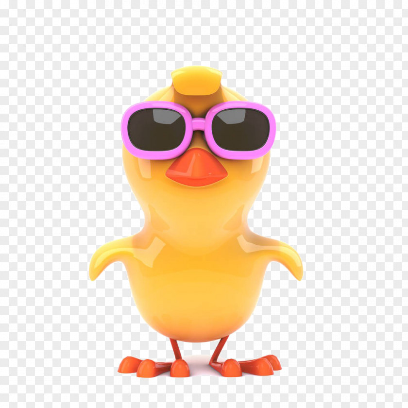 Cartoon Duck Material Chicken Stock Photography Glasses Royalty-free PNG