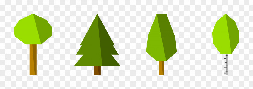 Flat Clipart Tree Clip Art PNG