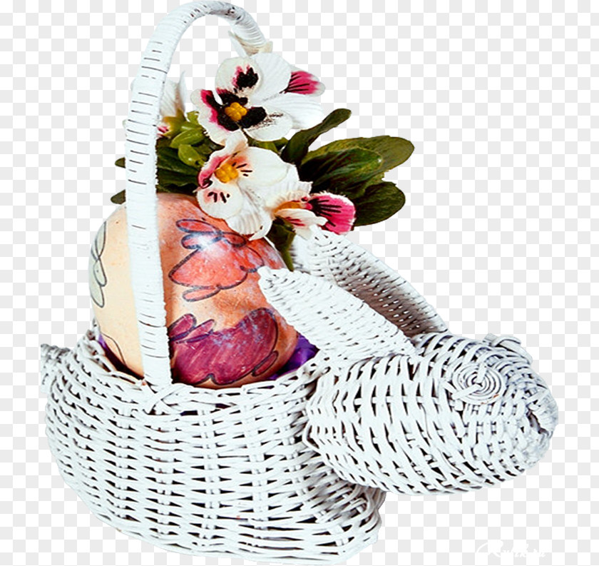 Flower Food Gift Baskets Hamper PNG