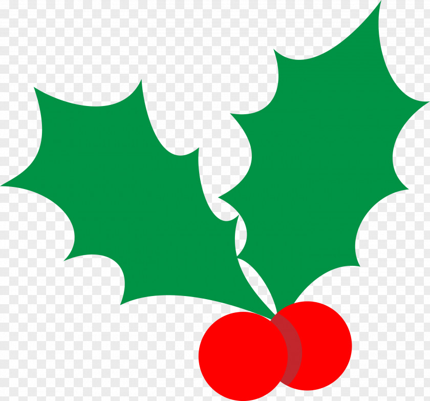 Holly Christmas Ornament PNG