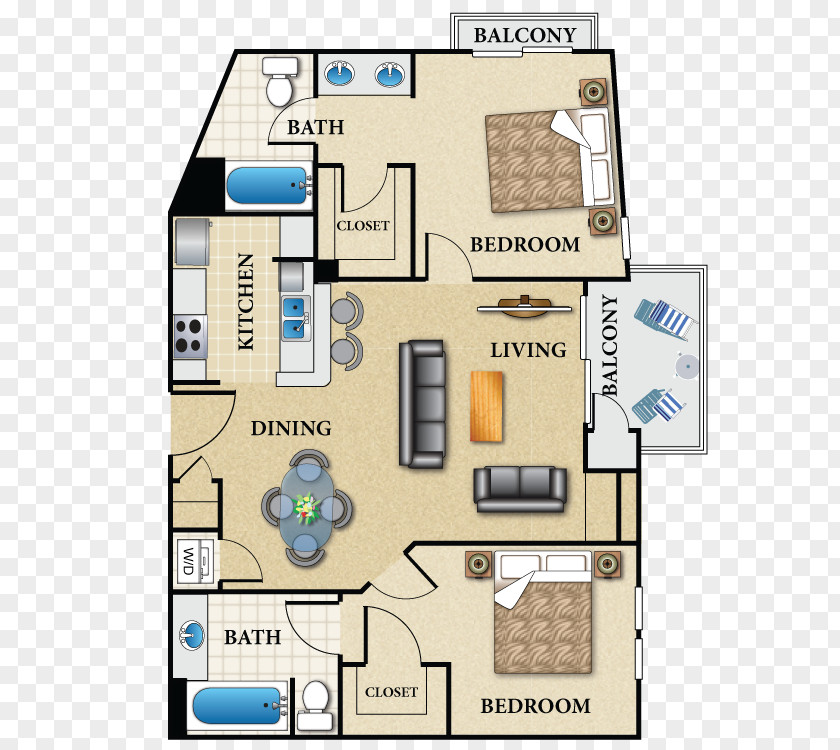 Indoor Floor Plan Medici Apartments Air Conditioning PNG