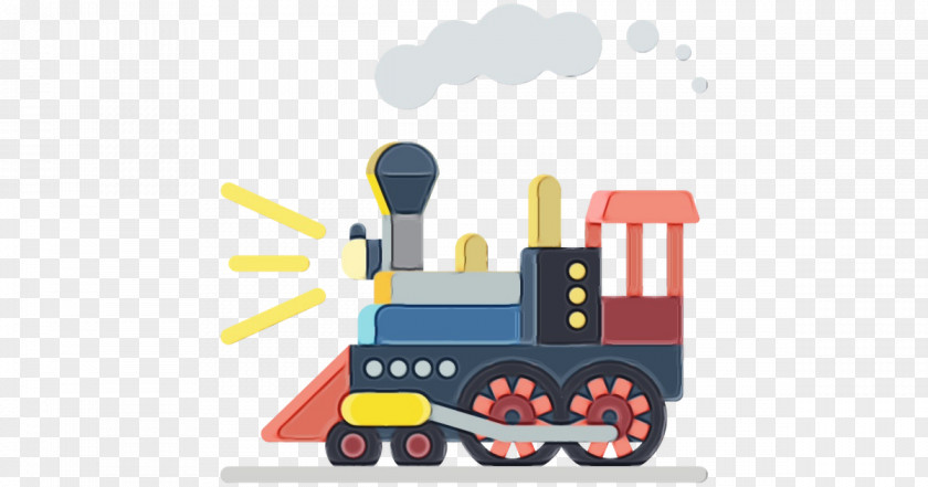 Locomotive Transport Train Vehicle Cartoon PNG