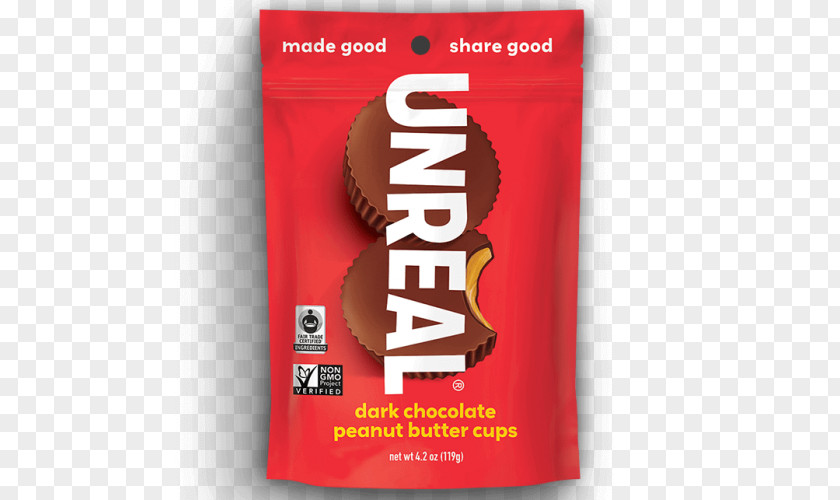 Peanut Butter Cup Almond Brand Dark Chocolate PNG