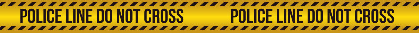 Police Tape Metal Symmetry Yellow Gold Pattern PNG