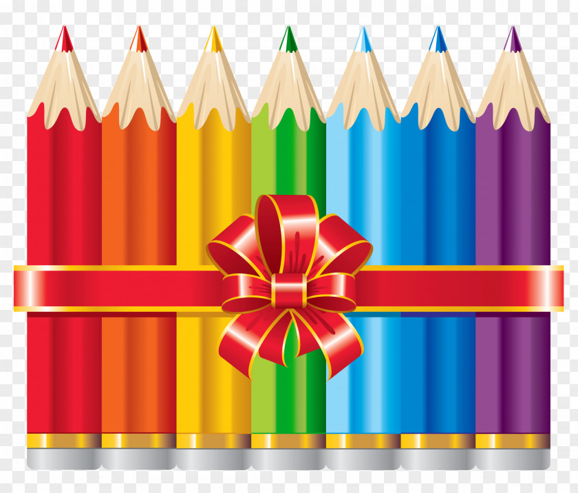 School Pencils Picture Supplies Stock Illustration PNG