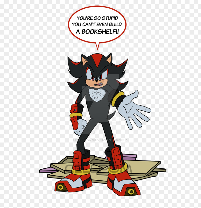 Bookshelf Cartoon Shadow The Hedgehog Sonic Boom Adventure Chaos PNG