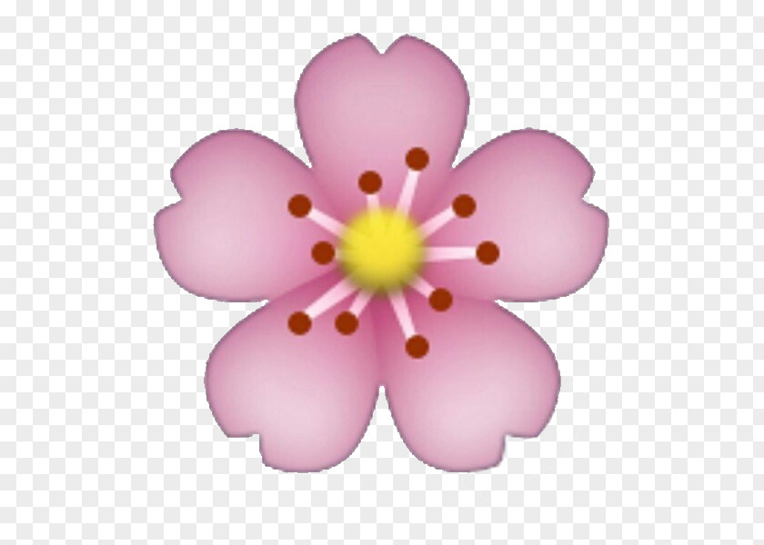 Emoji Flower Sticker IPhone PNG