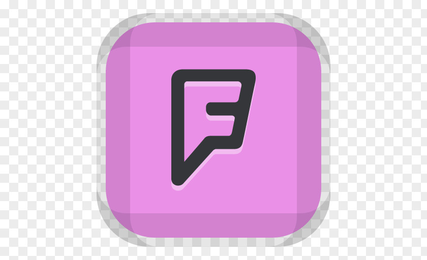 Foursquare Logo Swarm BlueStacks PNG