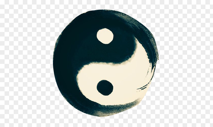 Ink Yin And Yang Fish I Ching Taoism Daojia Neidan PNG