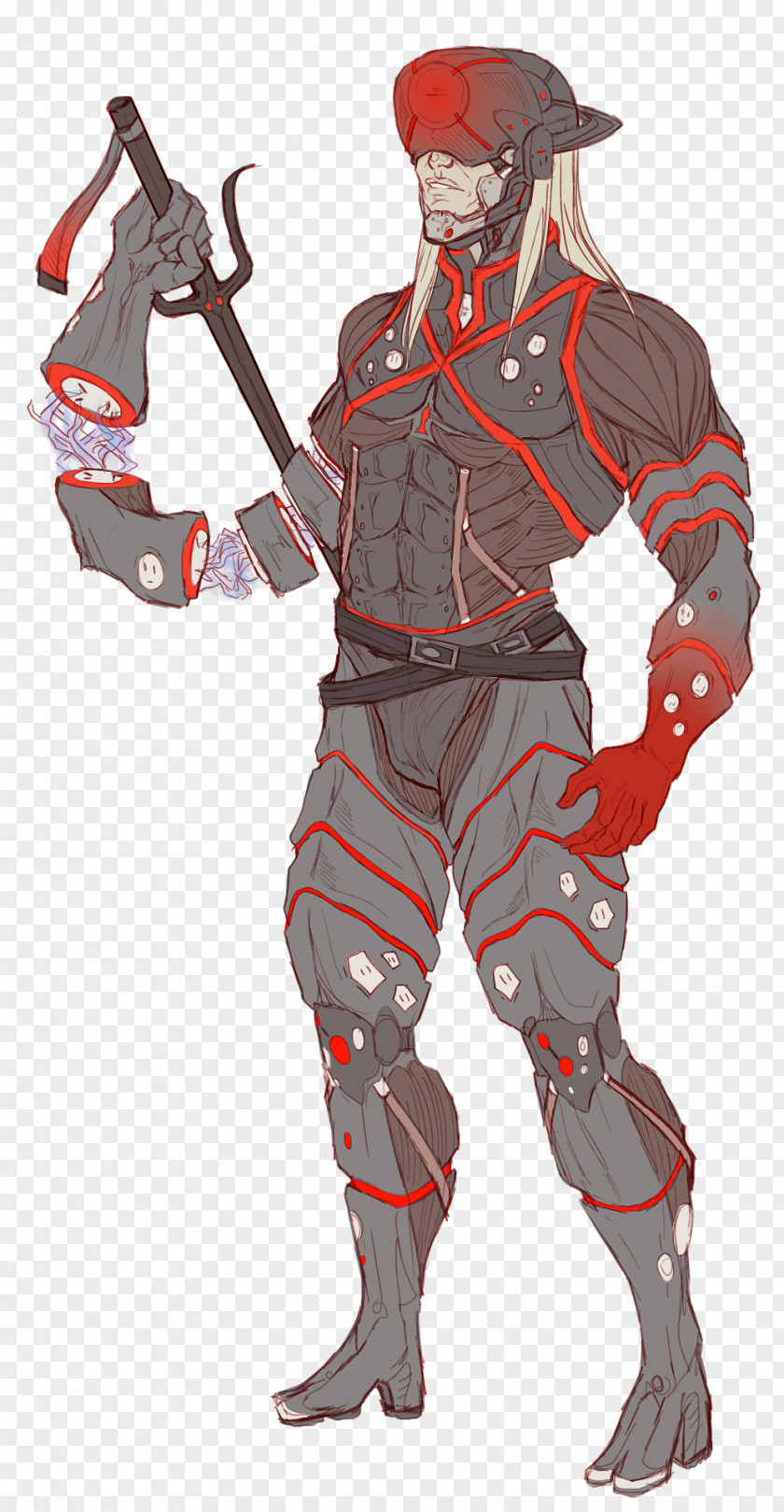 Raiden Metal Gear Infantry Costume Design Grenadier Knight PNG