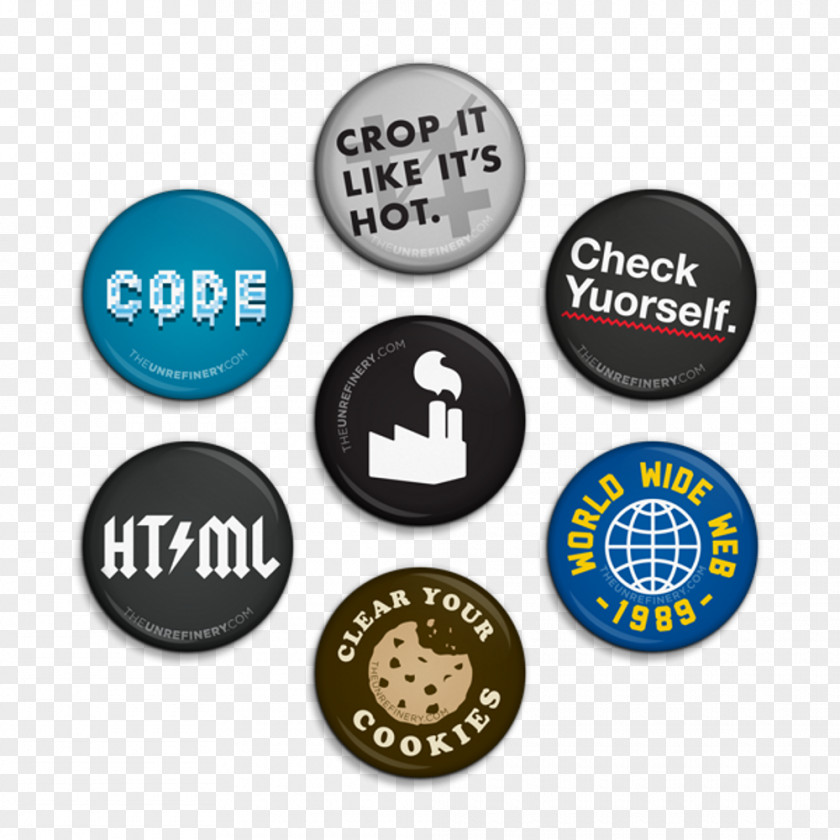Button Pin Badges Logo PNG