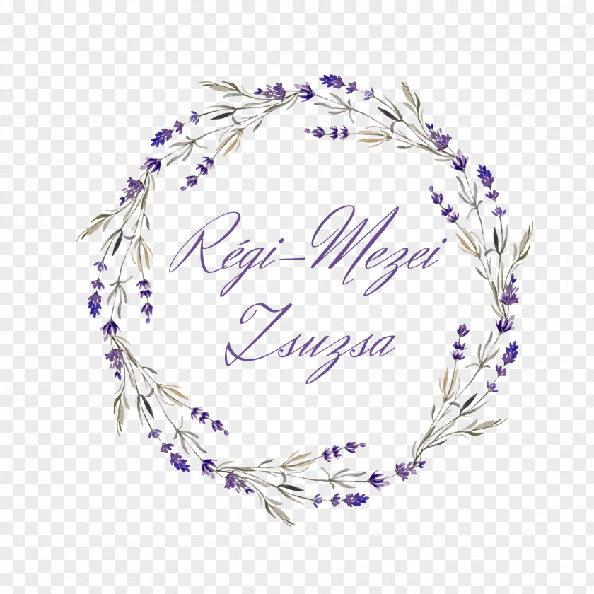 Flower Wreath Lavender Floral Design Lilac PNG