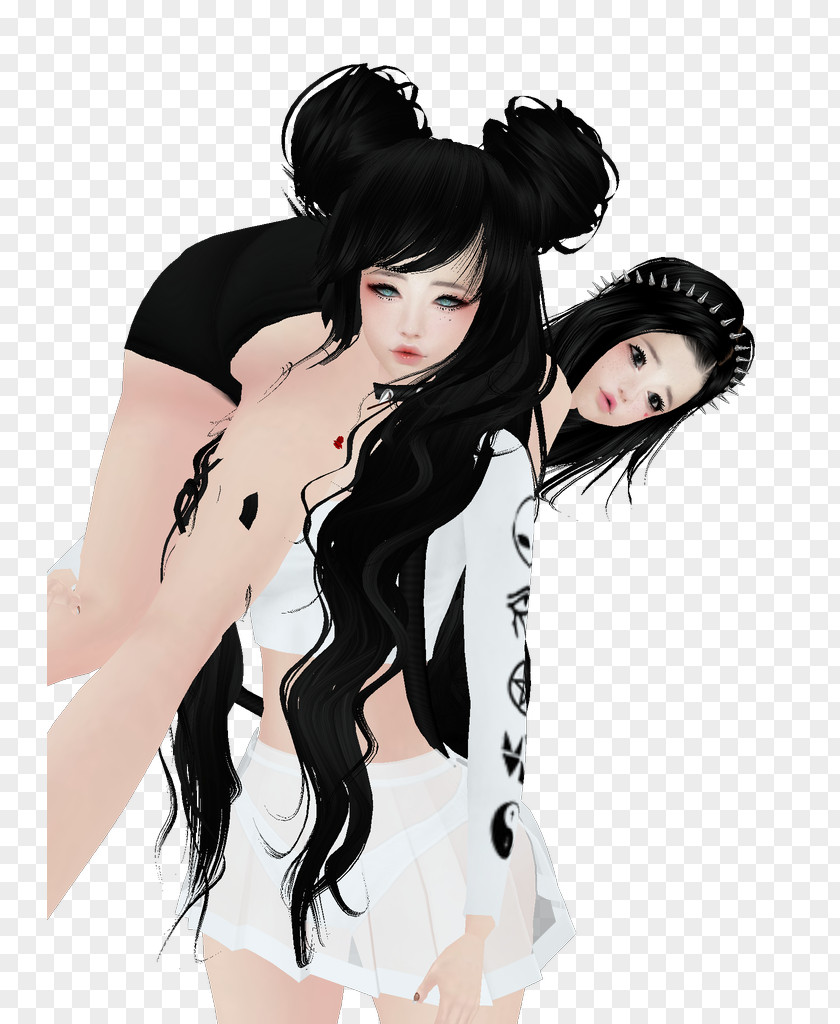 Hair Black Coloring Skin PNG