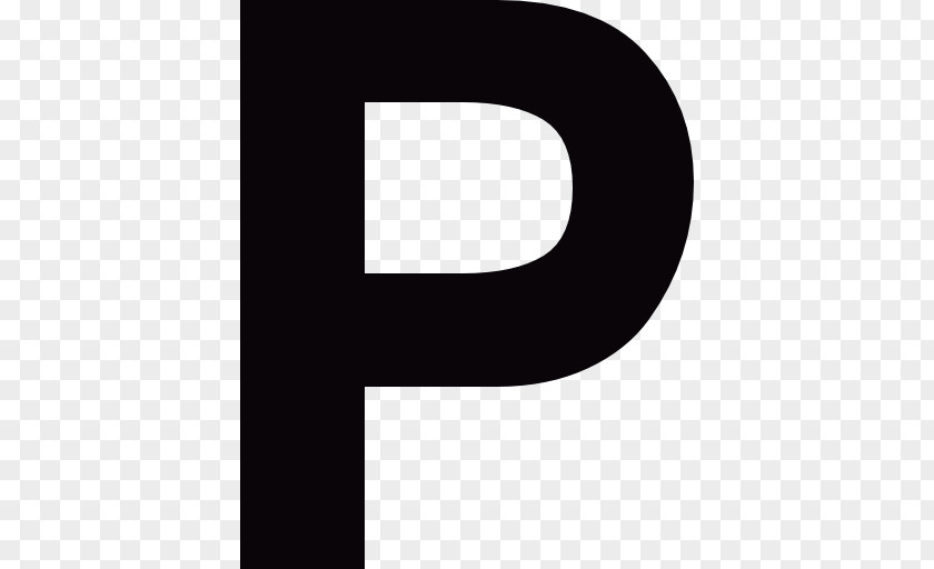 Letter P Car Park Parking PNG