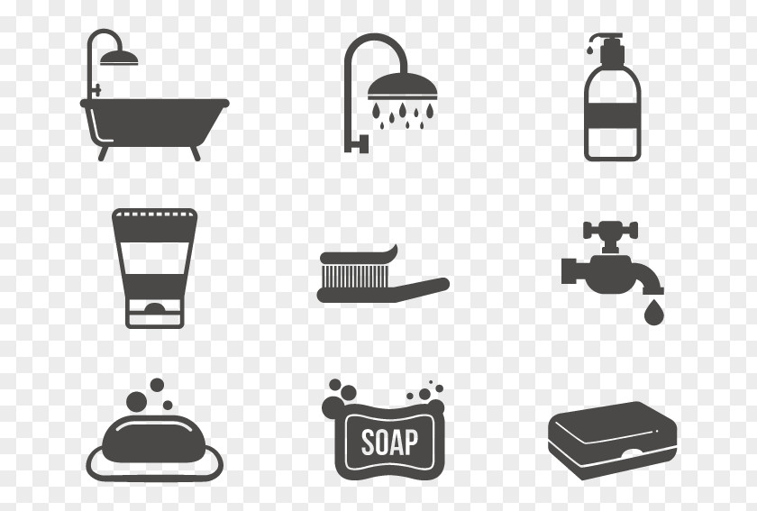 Toiletries Vector Bathroom Bathtub Shower Icon PNG