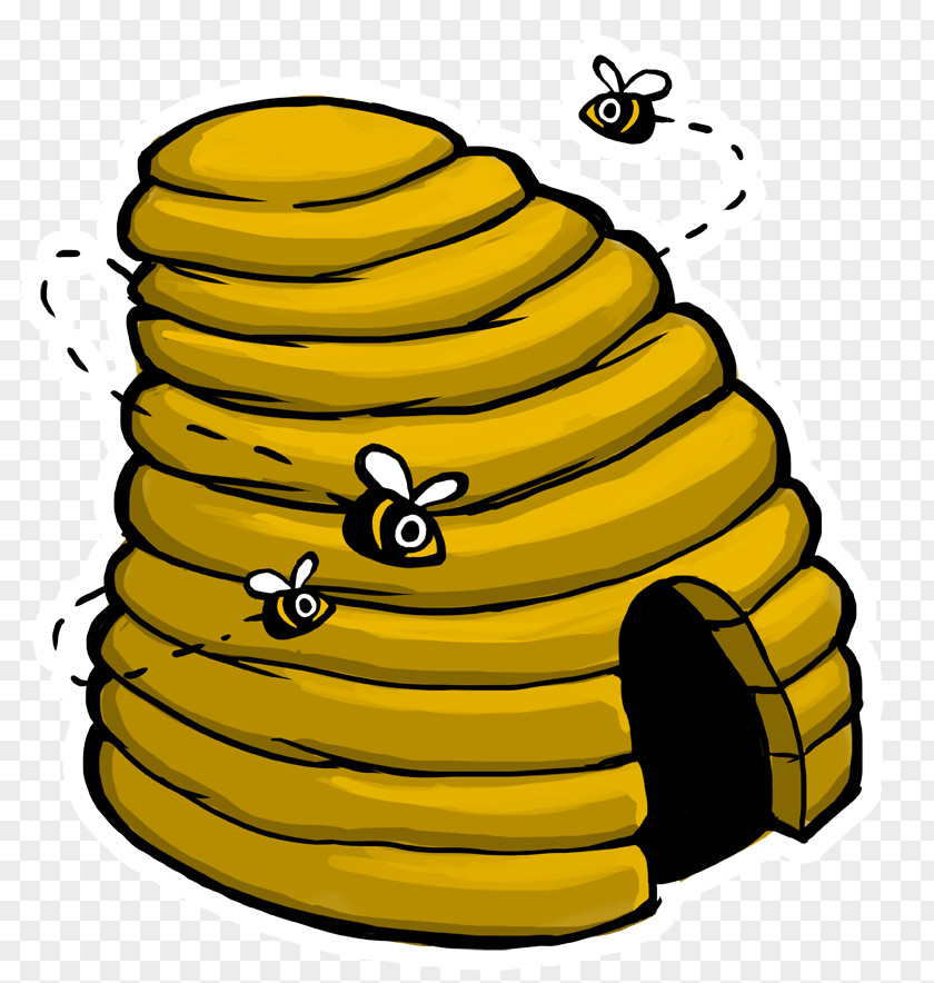 Bee Honey Smiley Line Clip Art PNG