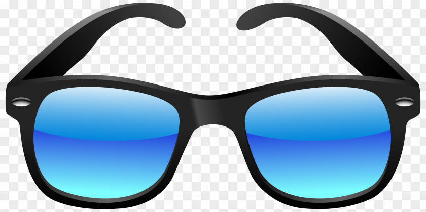Black And Blue Sunglasses Clipart Image Eyewear Clip Art PNG