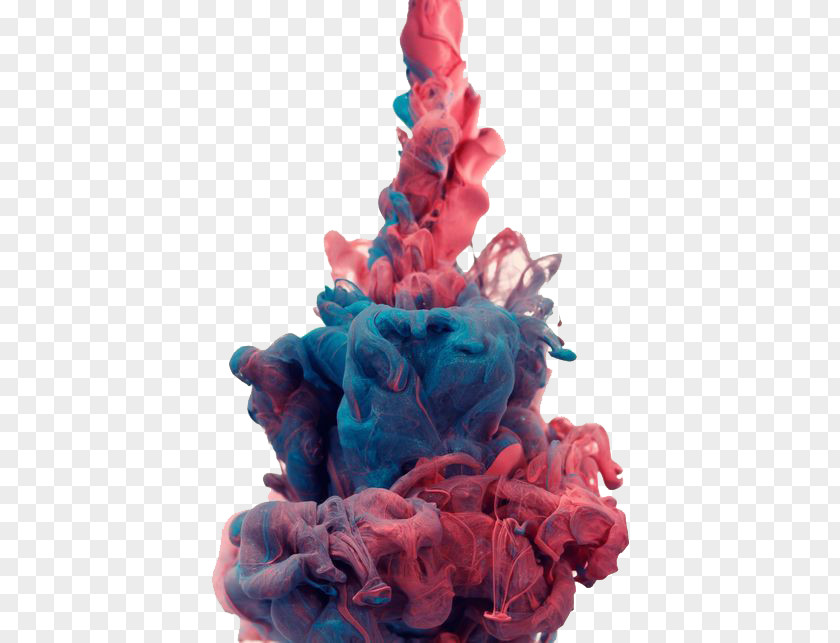 Ink Photography Color Art PNG Art, Colored smoke, red and blue ink bomb clipart PNG