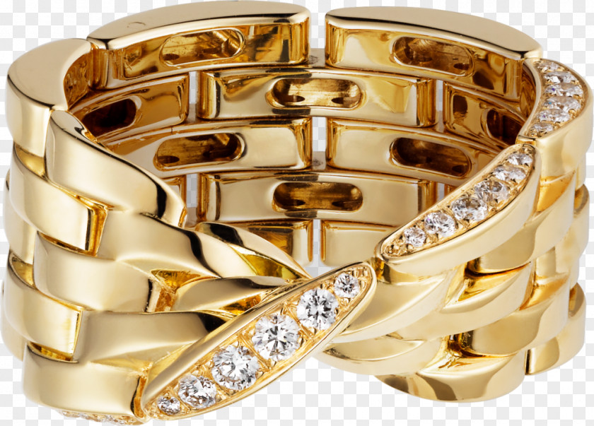 Ring Gold Diamond Brilliant Carat PNG