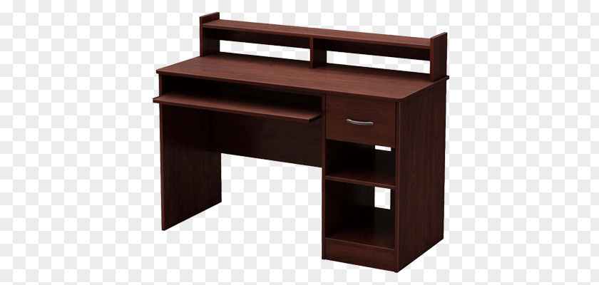 Study Table Laptop Computer Desk Hutch PNG