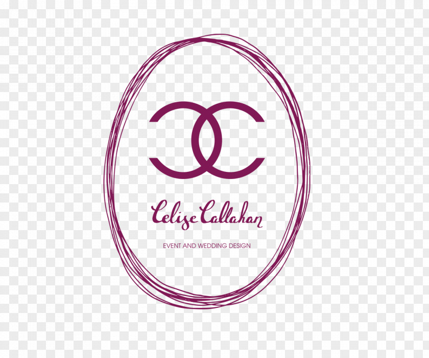 Classy Wedding Logo Brand Pink M PNG