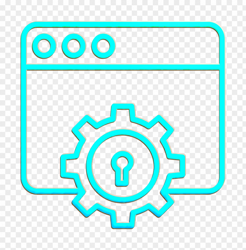 Cyber Icon Web Seo And PNG