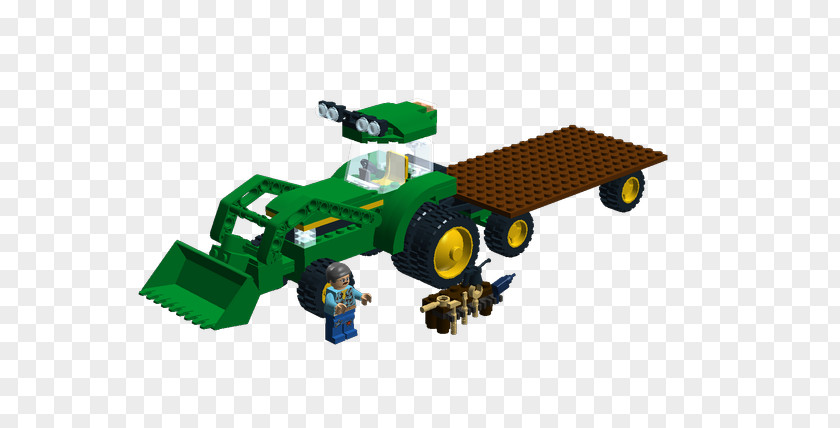 Lego Tractor With Loader LEGO Product Design Technology PNG