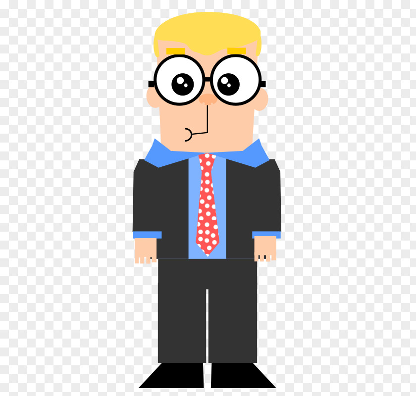 Man With Glasses Cartoon Clip Art PNG