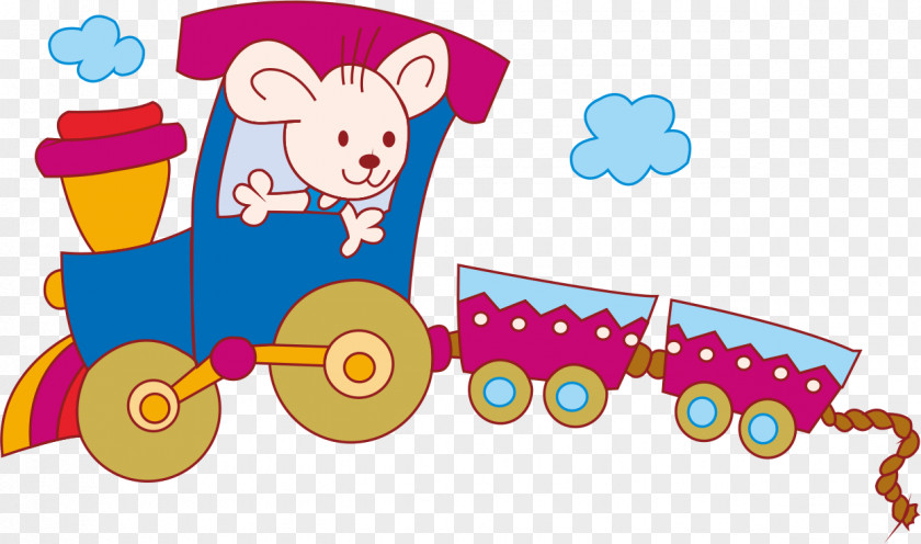 Mickey Mouse Train PNG