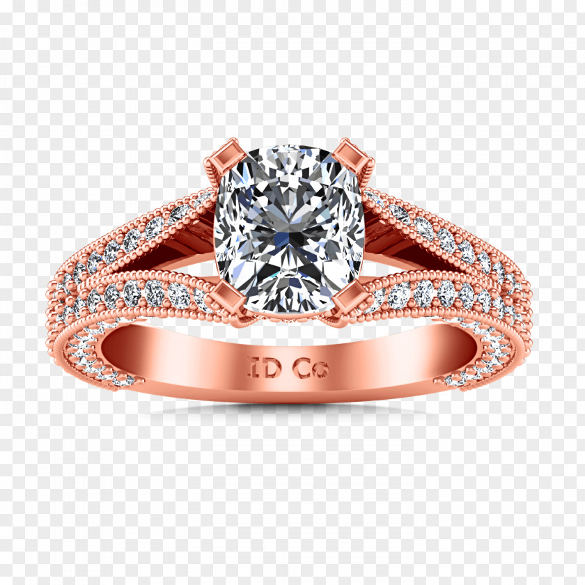 Ring Engagement Wedding Diamond Cut PNG