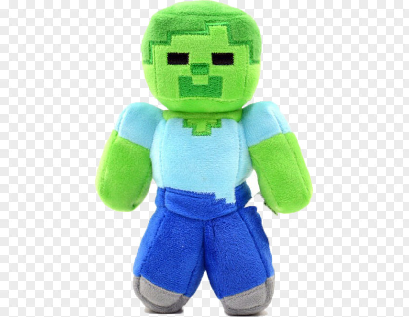 Zumbi Minecraft Stuffed Animals & Cuddly Toys Action Toy Figures Doll PNG