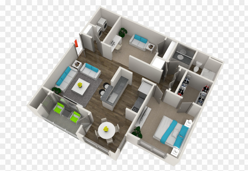 3d Floor Plan Product Design Electronic Component PNG