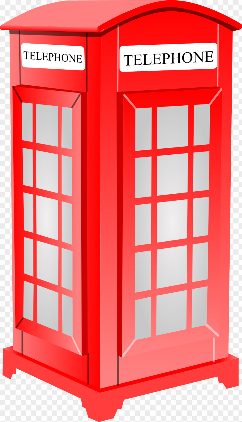Booth London Telephone Red Box Clip Art PNG