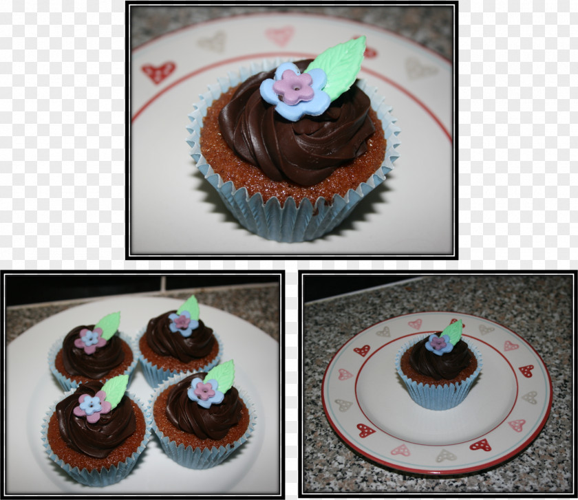Chocolate Cake Cupcake Muffin Buttercream PNG
