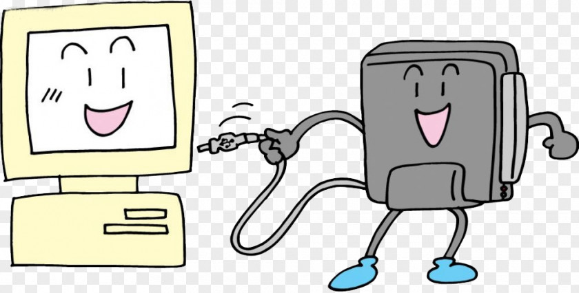 Connect The Monitor Computer Comics Cartoon PNG