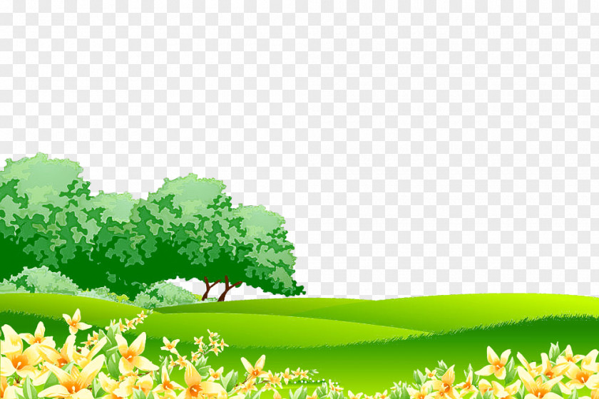 People In Nature Natural Landscape Green Grass PNG
