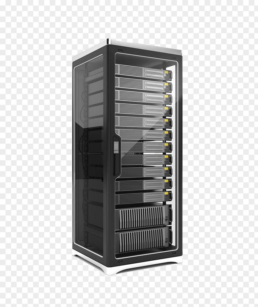 Server Computer Hardware Data Center Cloud Computing 19-inch Rack PNG