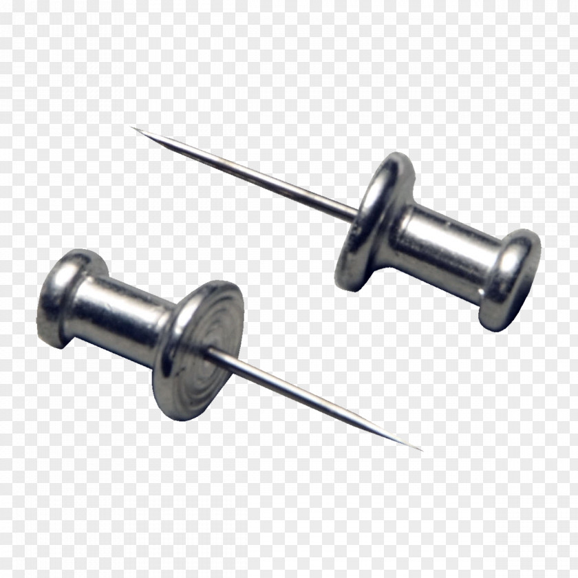 Pushpin Drawing Pin Metal Steel Tool PNG