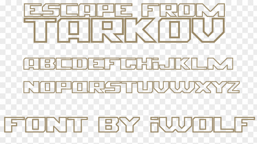 Escape From Tarkov Logo Download Font PNG
