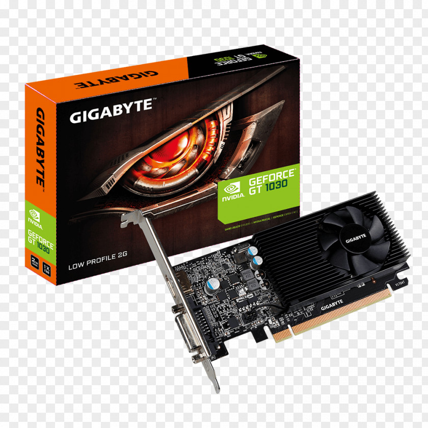 Graphics Cards & Video Adapters NVIDIA GeForce GT 1030 Gigabyte Technology GDDR5 SDRAM PNG