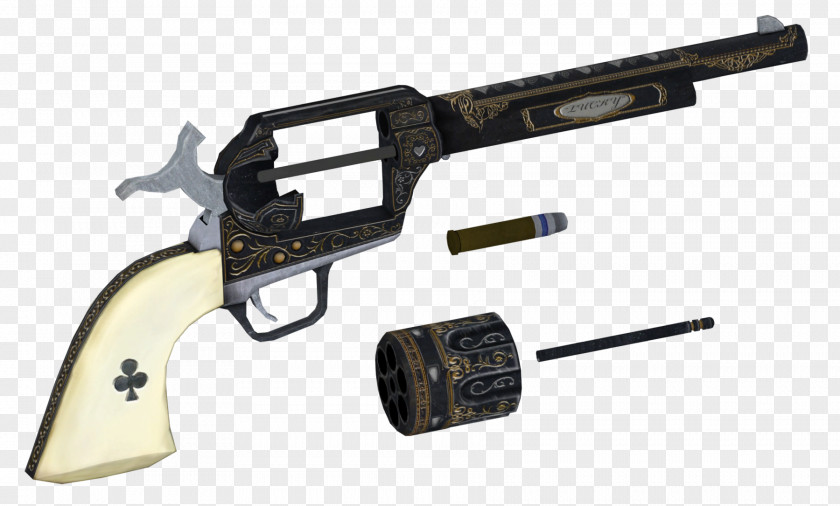 Weapon Trigger Fallout: New Vegas Revolver Firearm .357 Magnum PNG