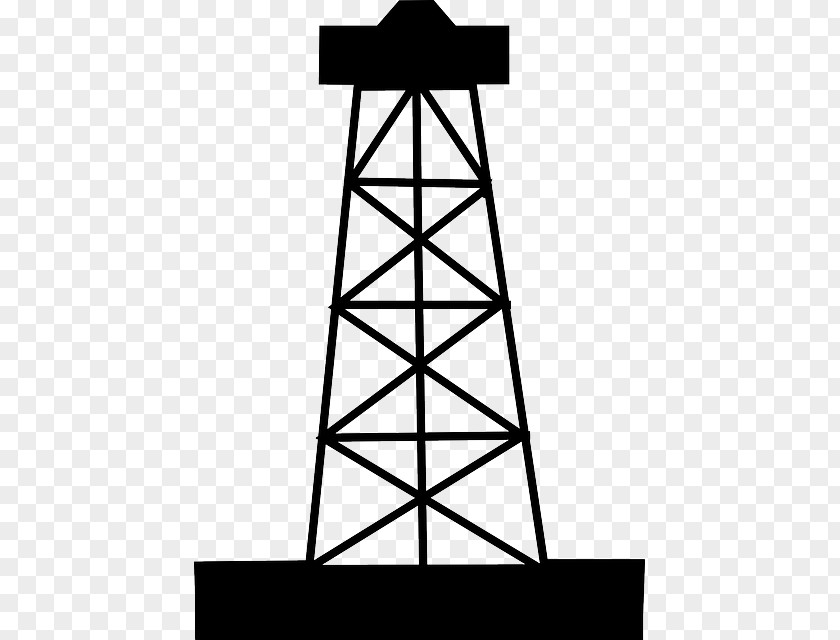 Gas Oil Well Drilling Rig Petroleum Clip Art PNG