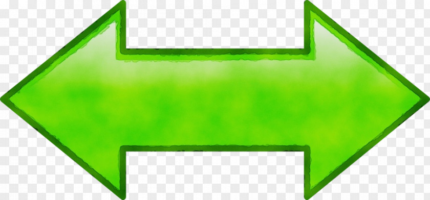 Green Cartoon Ink Arrow PNG