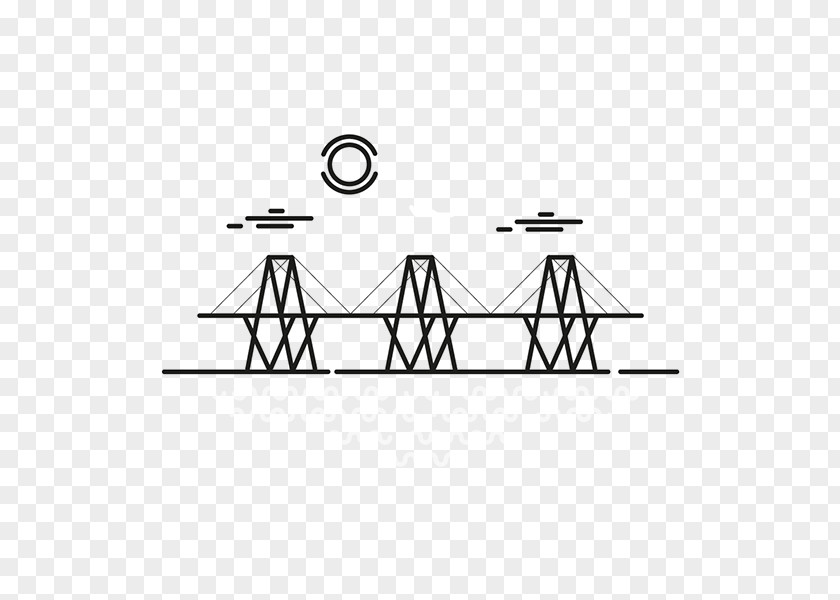 Puente Maracaibo Falcon Venezuela Lake Graphic Design Art Illustrator PNG