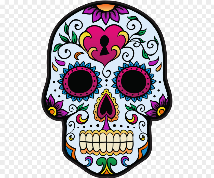 Skull Calavera Day Of The Dead Mexican Cuisine Clip Art PNG