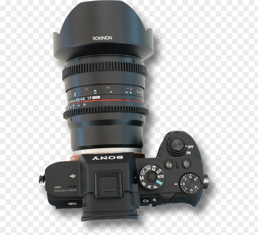 Camera Equipment Digital SLR Sony Alpha 7S Fisheye Lens PNG