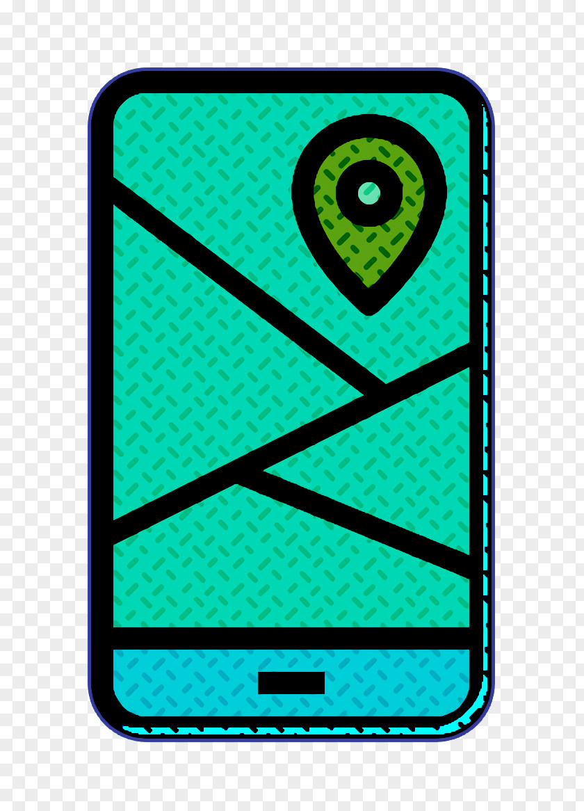 Mobile App Icon Navigation Map Gps PNG