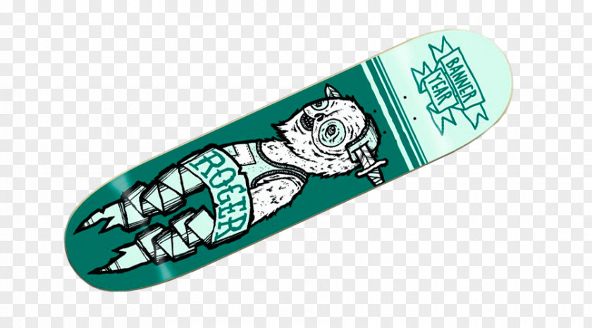 Skateboard Turquoise PNG