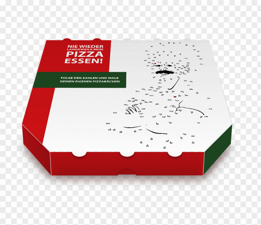 Box Packaging And Labeling Pizza Paint By Number Cardboard Art PNG
